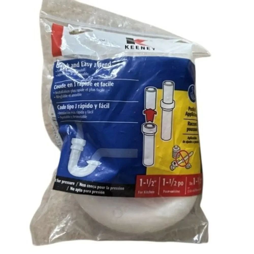 Keeney 1-1/2” Plastic Kitchen Sink J Bend Model 10400QLK *New*